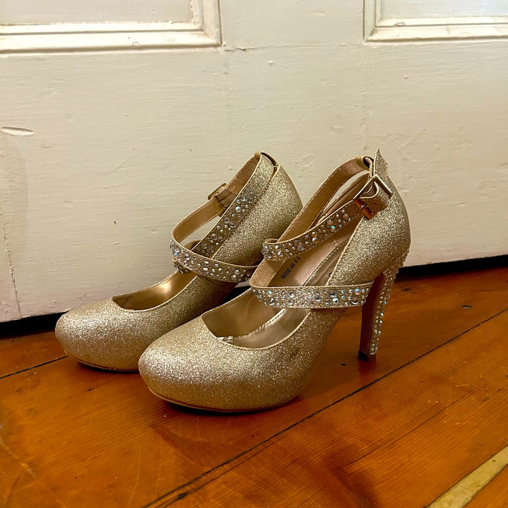 Rhinestone heels